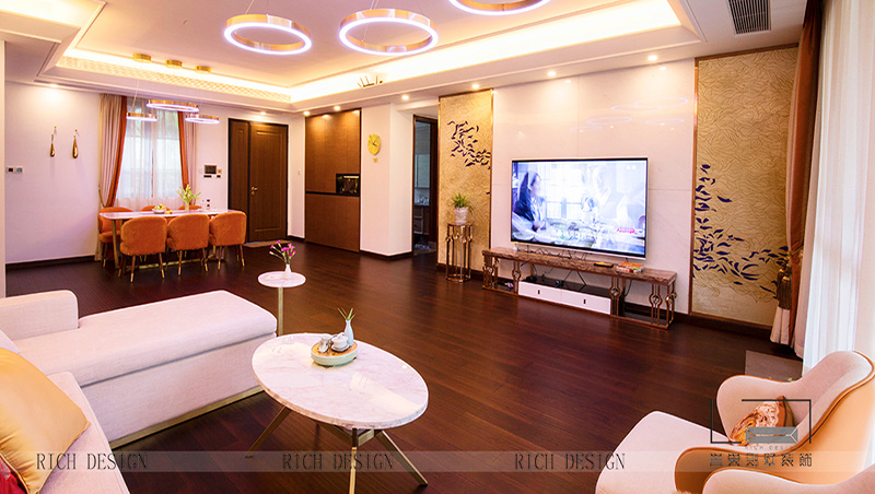 招商雙璽310平別墅歐式風(fēng)格裝修實景圖