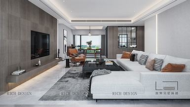 香山里74平現(xiàn)代風(fēng)格裝修效果圖