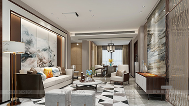 前海時代CEO公館新中式風格200平