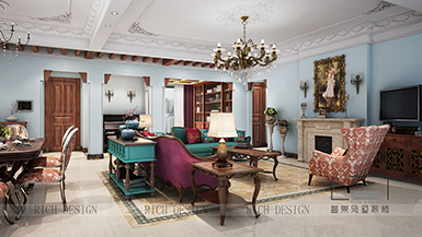 山語(yǔ)清暉混搭風(fēng)格220平裝修設(shè)計(jì)