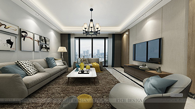 蛇口水灣1979現(xiàn)代風(fēng)格150平裝修設(shè)計(jì)