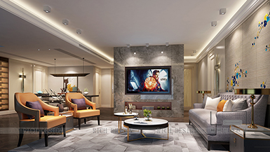 安景閣安柏麗晶裝修設(shè)計(jì)效果150平